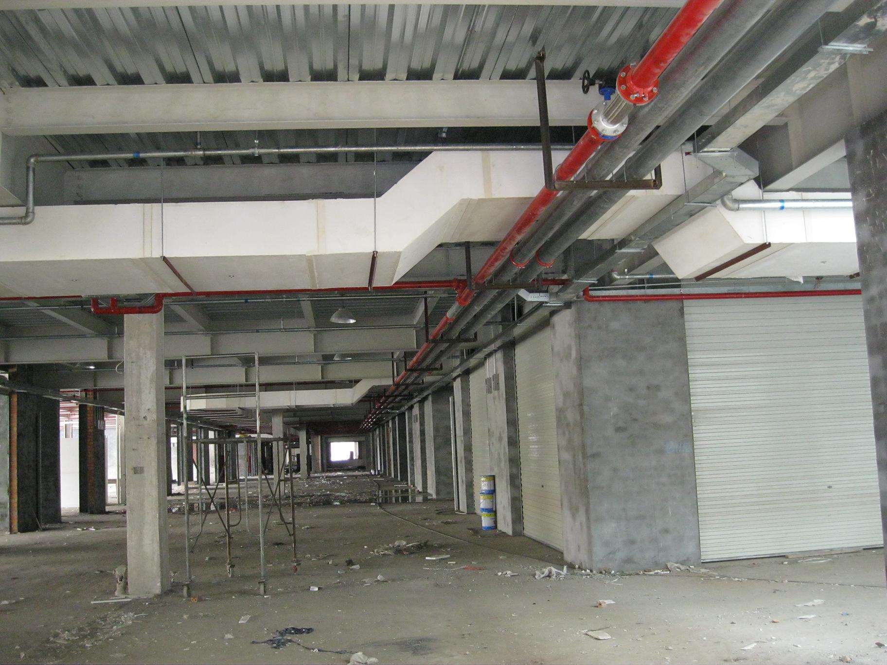 湖南卓正裝飾店鋪裝修店內(nèi)給風(fēng)和排風(fēng)運用案例